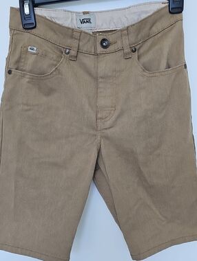 Vans Khaki Shorts Boys Sz 14